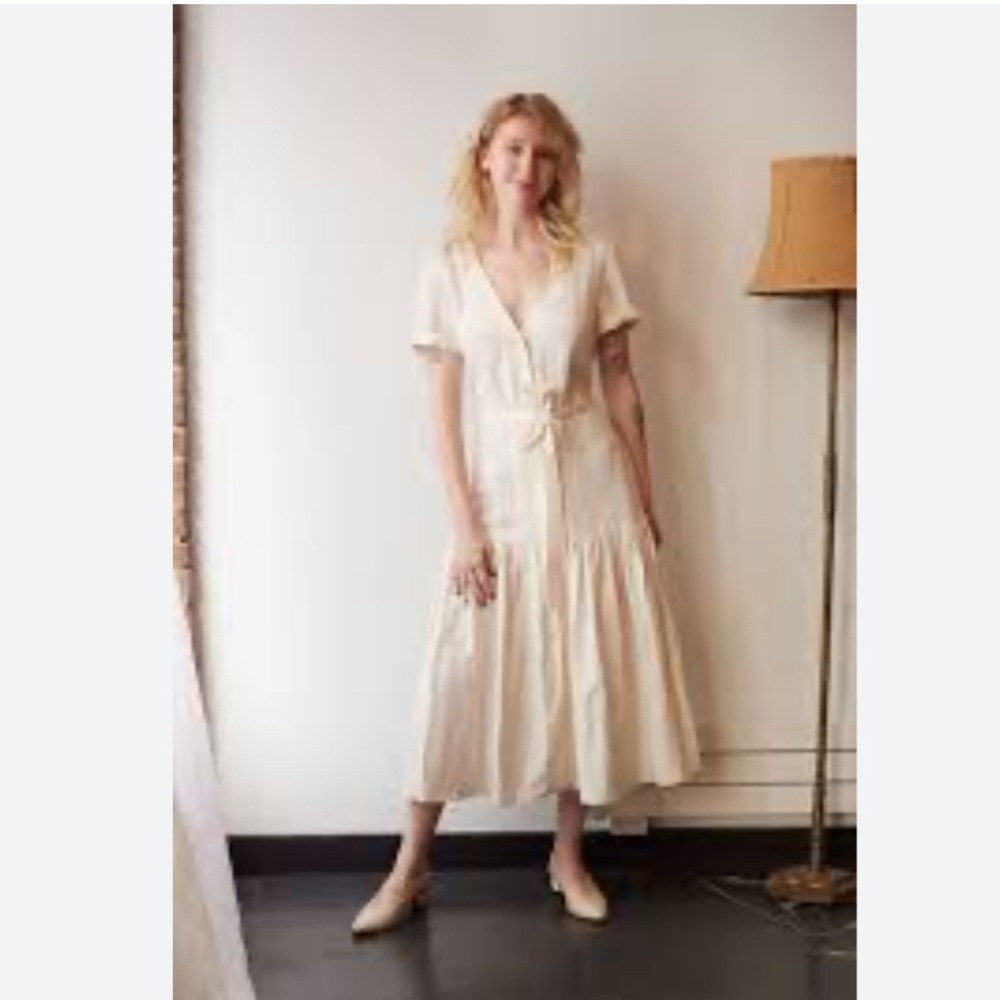 Aly Dress in Linen Blend
by christinealcalay.com Sz. L - NWT - Picture 5 of 8